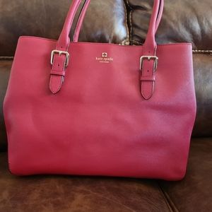 Kate Spade Large Red Leather Tote